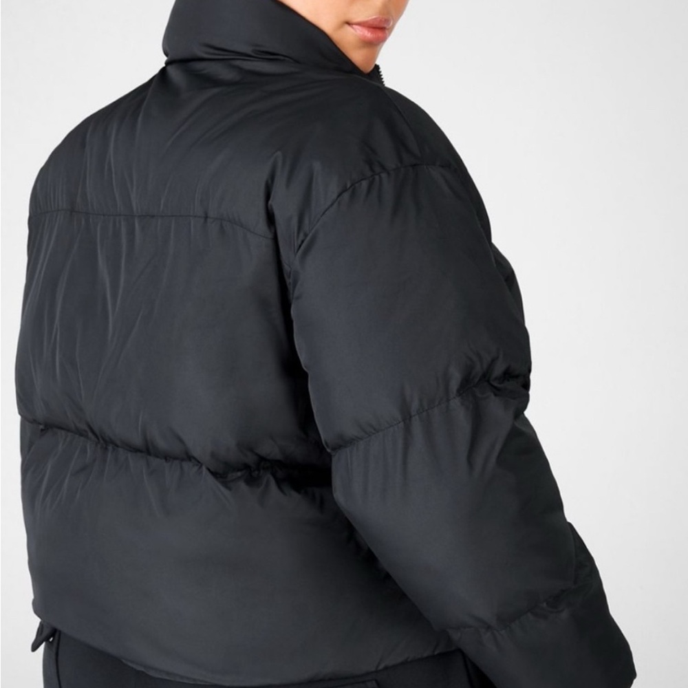 Fabletics Dark Gray Puffer Jacket - image 4